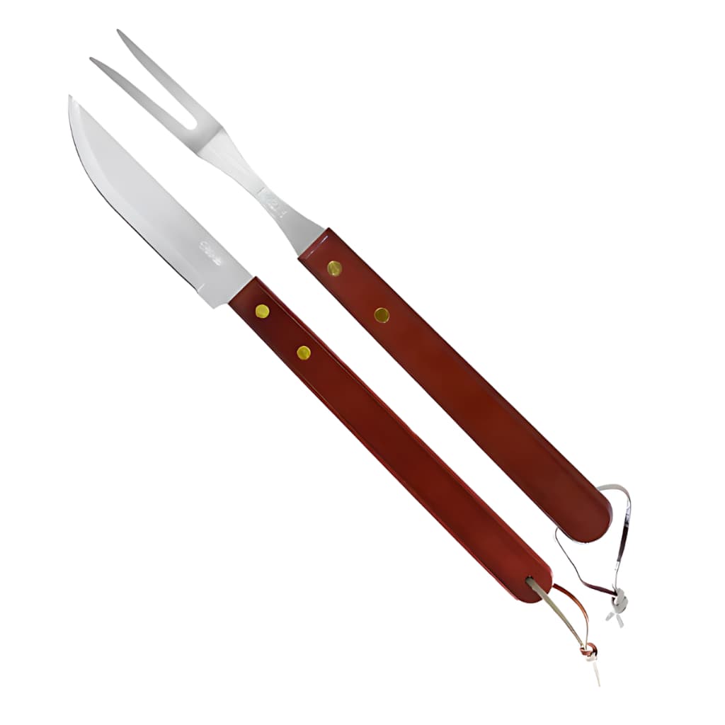 Kit Churrasco 2pcs Faca e Garfo Art House