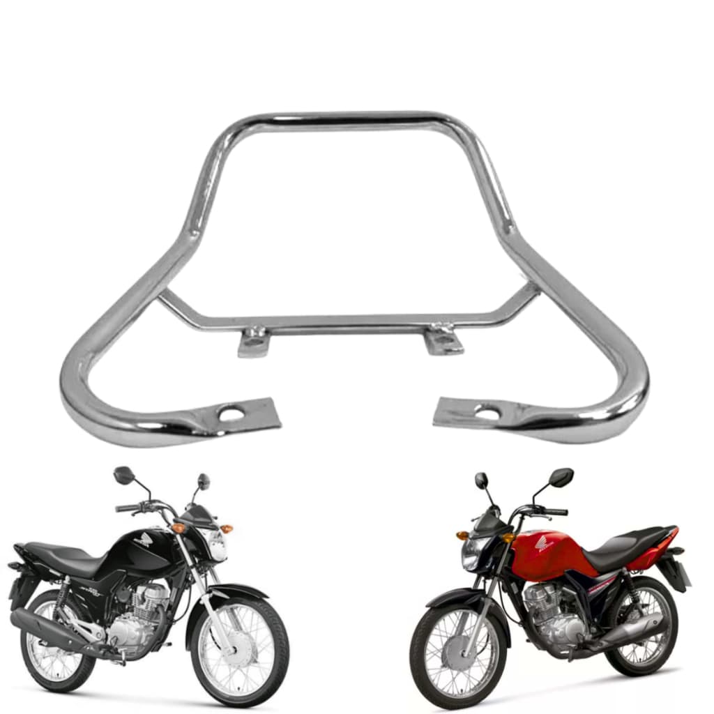 Alça Baixa Esportiva Bagageiro Moto Start 160 Fan 125/150/160  Titan 150 Suporte Lateral Bagageiro