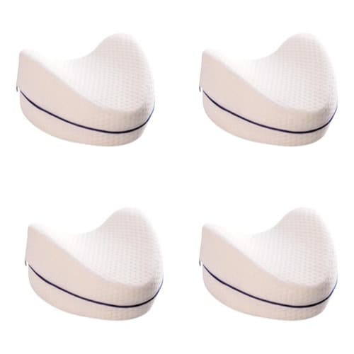 kit 4 travesseiro almofada de postura para perna joelho pes ortopetico conforto para dormir bem