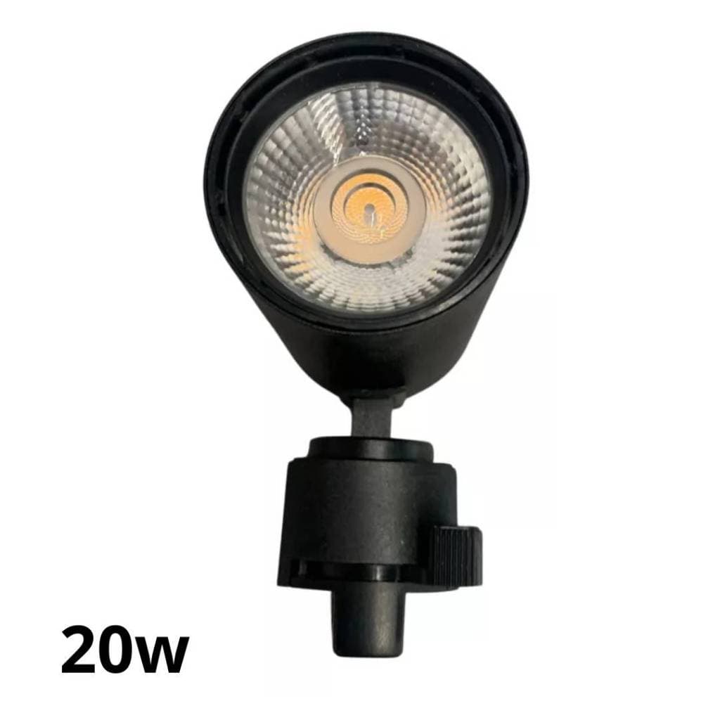 Spot Led para Trilho Eletrificado 20w 3000k Branco Quente
