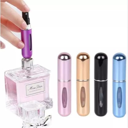 Porta Perfume Recarregável – Compacto, Prático e Elegante