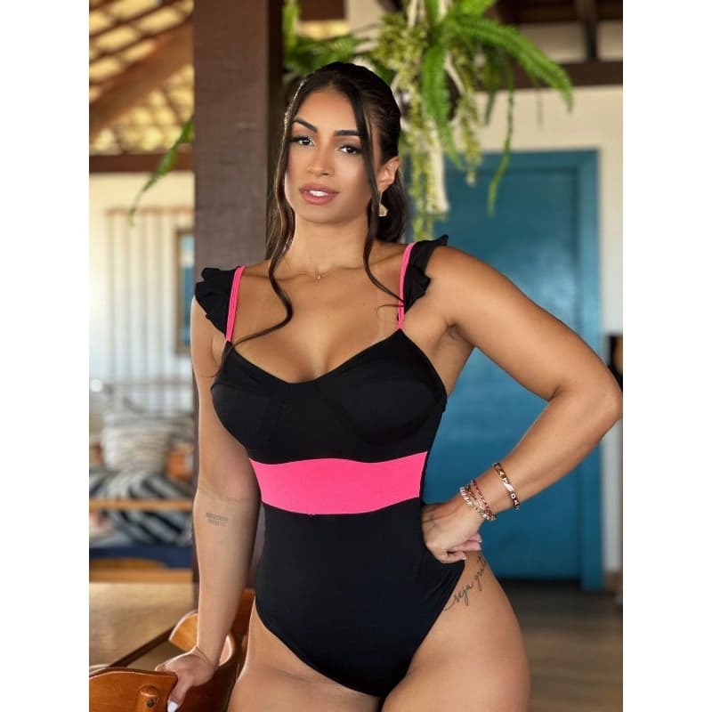 TEDÉNCIA BORY FEMININO COM BABADO NA ALÇA MODA VERÃO