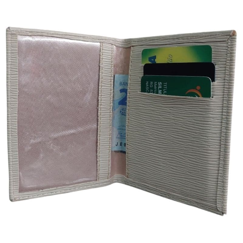 Porta cartão feminino e masculino cabe Rg