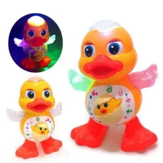Brinquedo Pato E abelhinha Dançante Musical Anda Dança Mexe Com Luz e Som e outros!