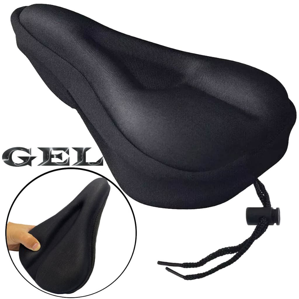 Capa de Banco Flexível Selim Silicone Gel Para Bicicleta Anatômica Ciclismo