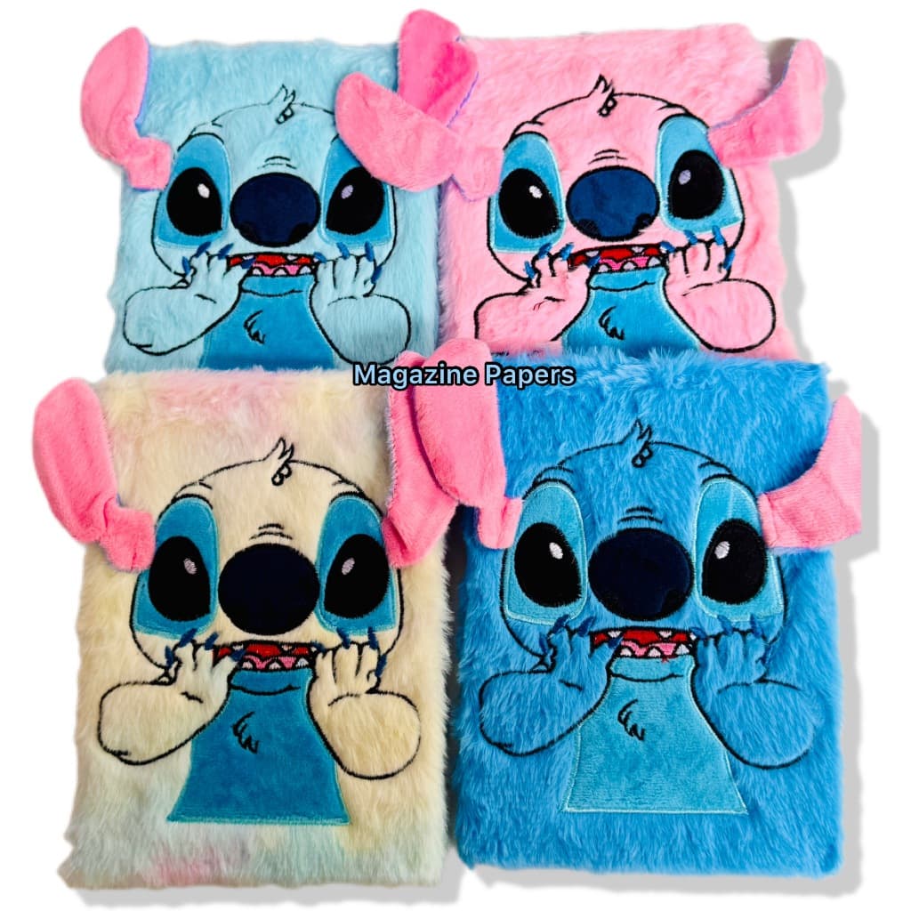 Caderno Stitch de pelúcia A5 Pequeno escolar - Unidade