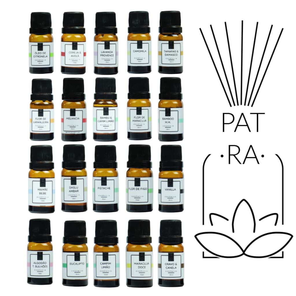 Essência para aromatizador difusor elétrico para Ambientes 10ml - Aromatizante, aromas e fragâncias