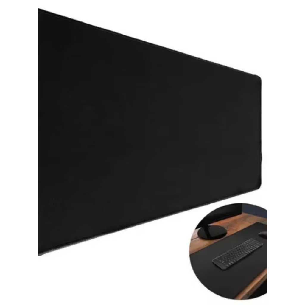 Mouse Pad Gamer Preto sem Desenho Extra grande 60x30 Cm Desk pad Alta Qualidade