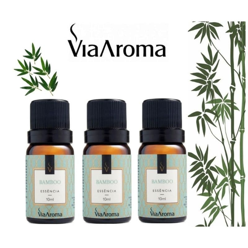 Kit 03 Essências 10ml Via Aroma Para Aromatizador e Difusor de Ambiente Elétrico a Escolher