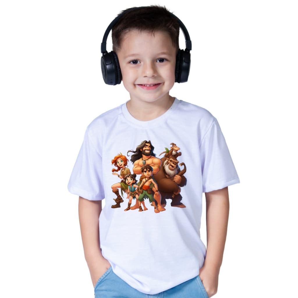 Camiseta Infantil Tarzan Coragem Instinto Aventura Bravura