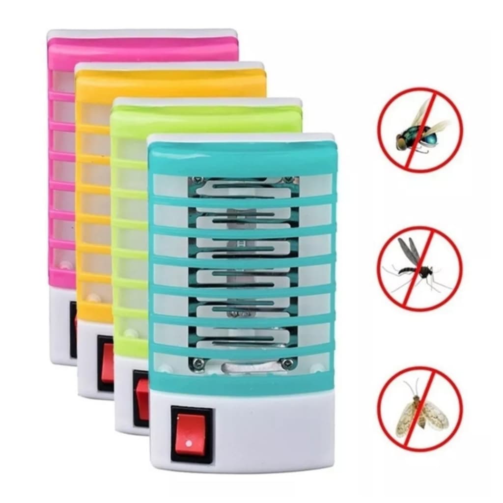 Kit 4 Tomada Armadilha Espanta Mosca Insetos Mosquito Pernilongo Eletrônico Bivolt
