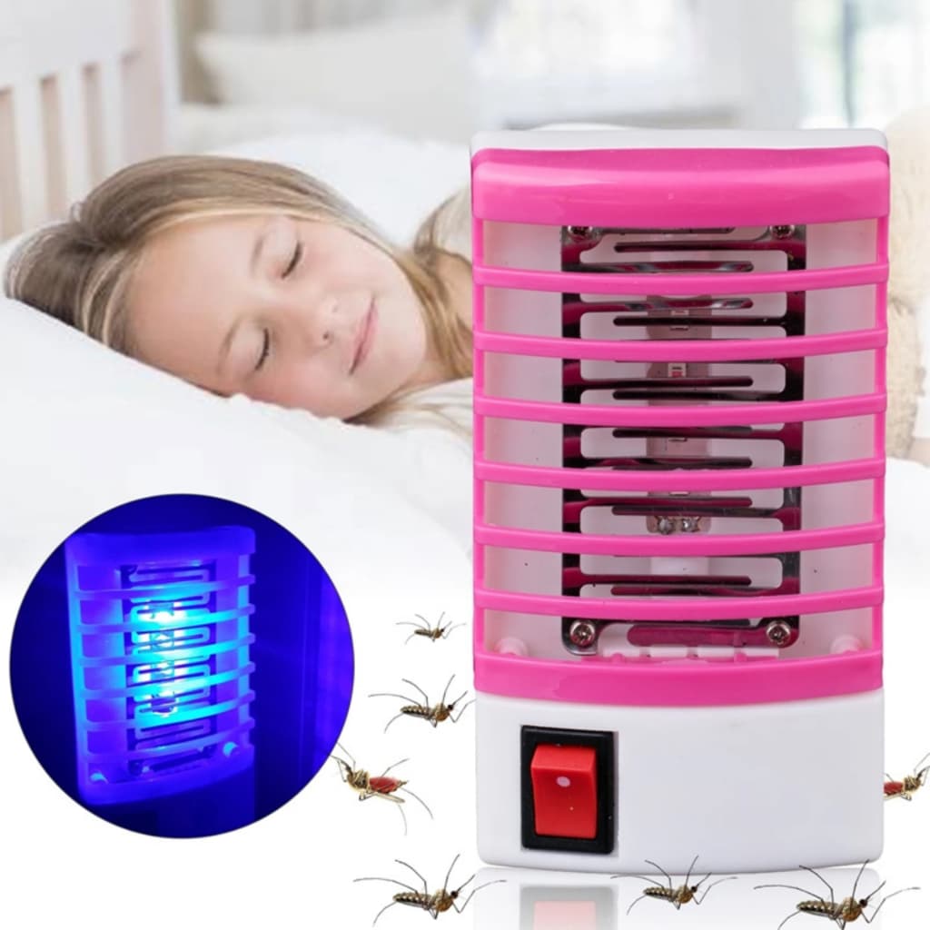 Kit 2 Tomada Armadilha Espanta Mosca Insetos Mosquito Pernilongo Eletrônico Bivolt