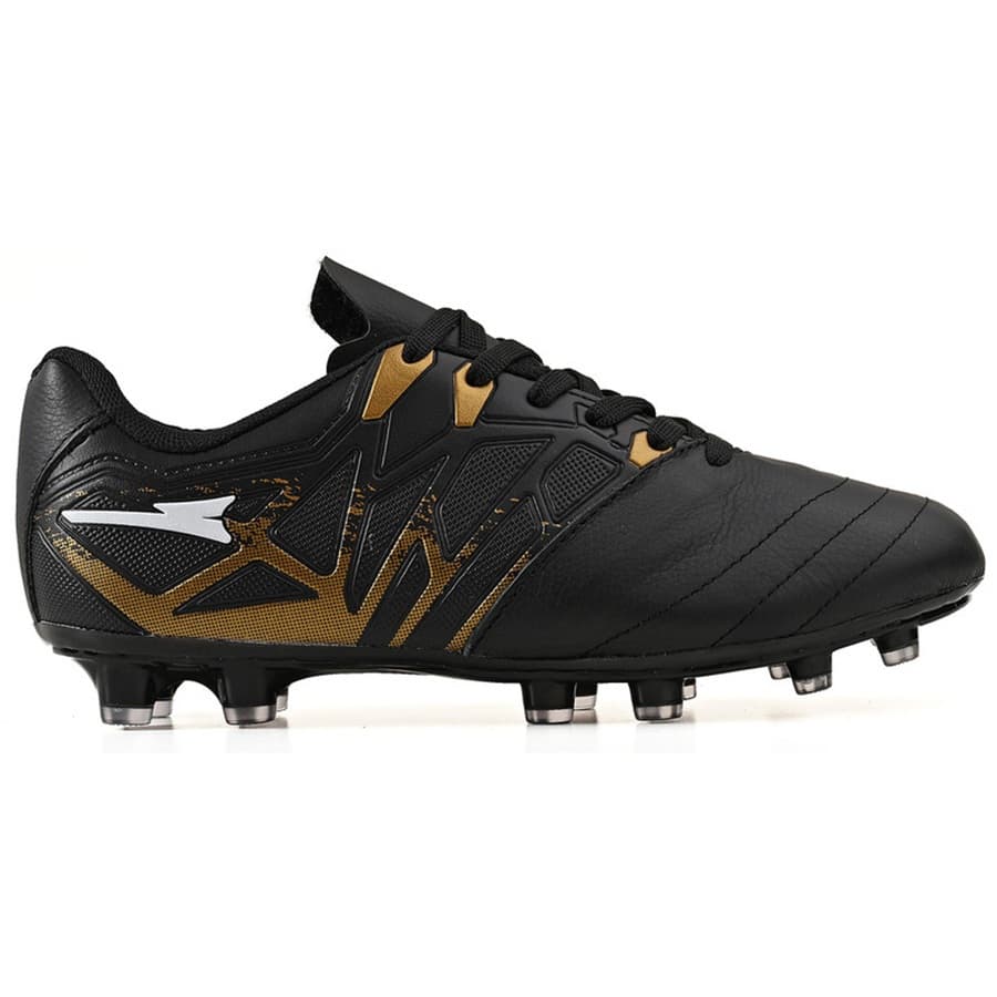 Chuteira Rayon Sport Couro Legítimo Campo Trava Costurada Futebol Profissional R119-03B