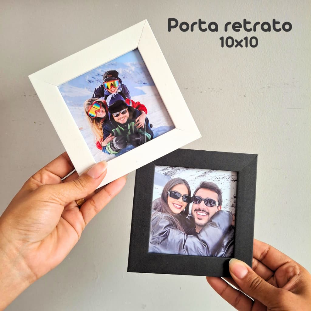 Porta Retrato Personalizado Sua Foto SUPORTE GRAVATA - Quadro Mesa, Retrato, Escritório, Sala
