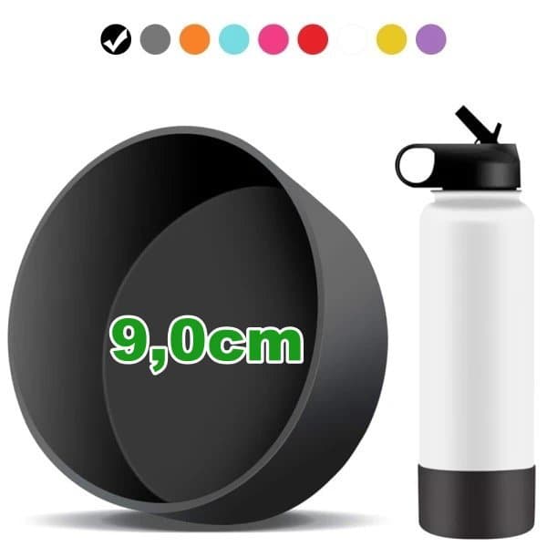 Base Protetora Capa de Silicone para Garrafa Térmica - 9,0cm - Compatível com Nossas Garrafas de 650ml e 1 Litro