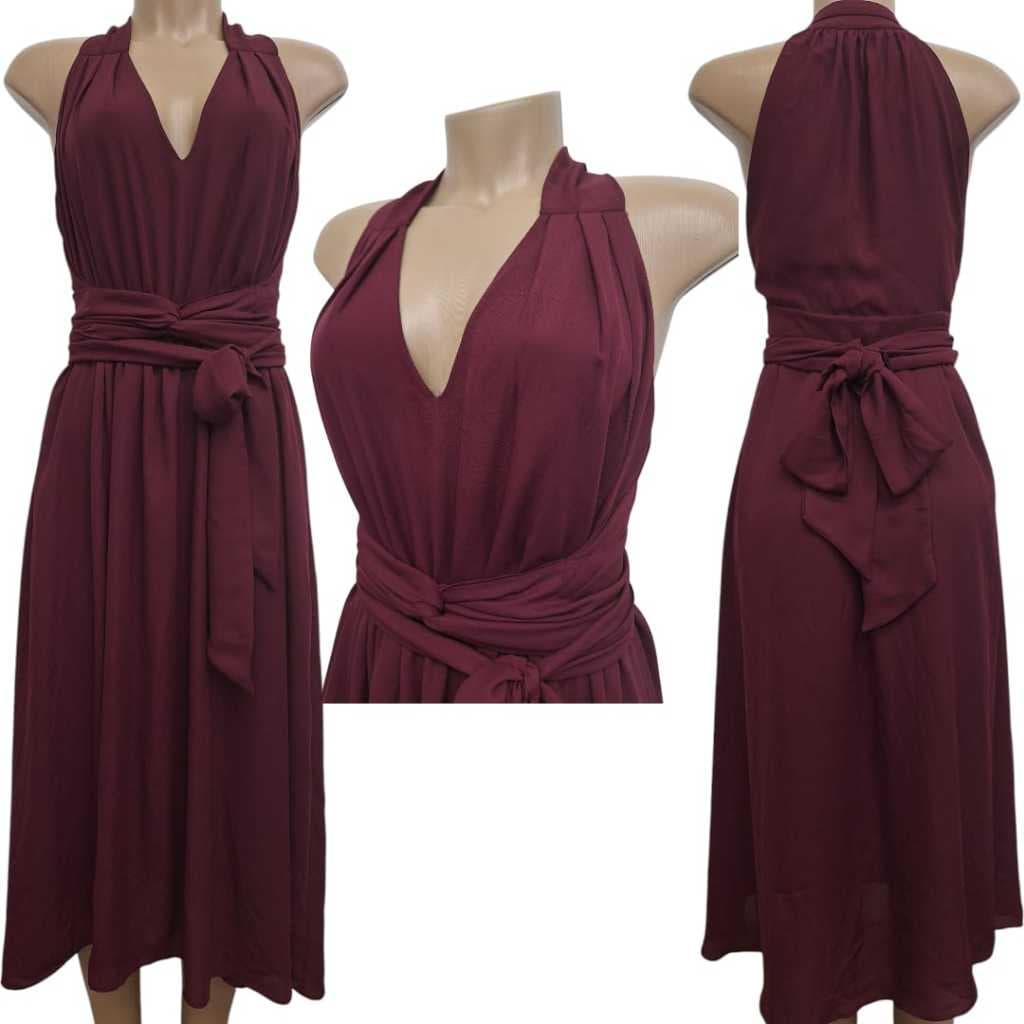 Sonia Anair Vestido de Festas Madrinhas Eventos Varias formas de amarrar Casamento Plus size