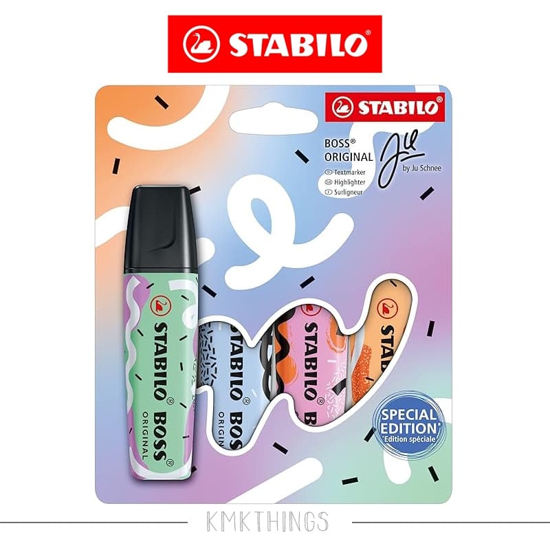 Marca texto Stabilo Boss - Special Edition by Ju Schnee - Stabilo