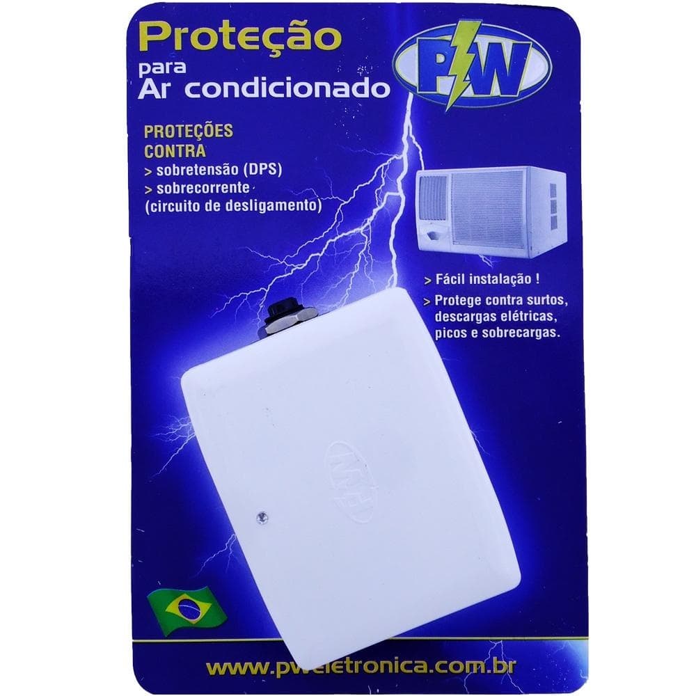 Protetor de Raio PW para Ar Condicionado Bivolt PW -  BIVOLT - AR condicionado de Janela e SPLIT