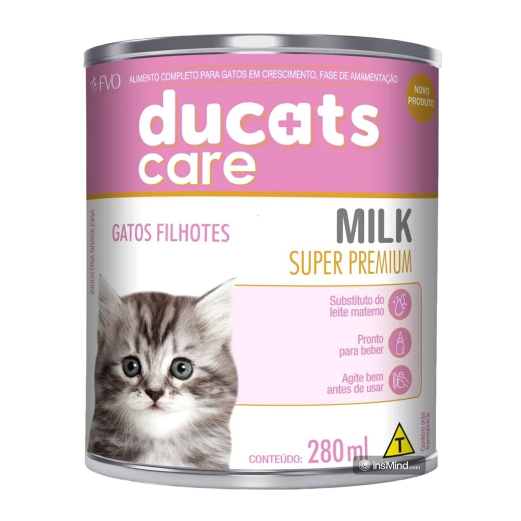 Ducat's Milk Super Premium Alimento Para Gatos Filhote Lata De 280 Ml