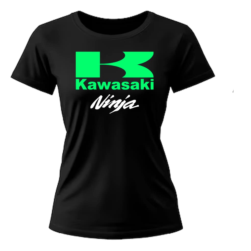 Camiseta Femenina kawasaki Ninja Motoclube Motociclista
