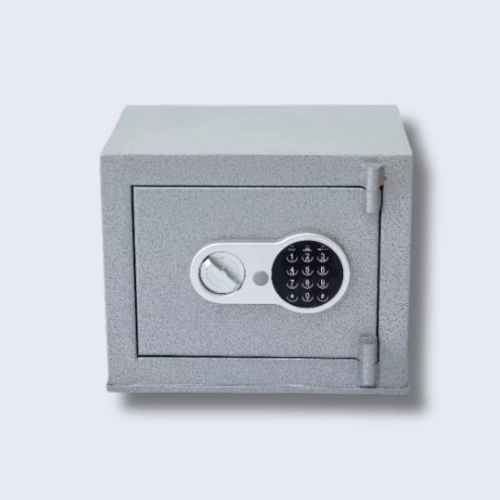 Cofre Digital Eletrônic Concretado Pesado Para Armas Curtas