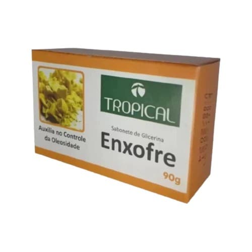 Sabonete de Enxofre barra seca espinhas e tira oleosidade 90gr (para skincare)