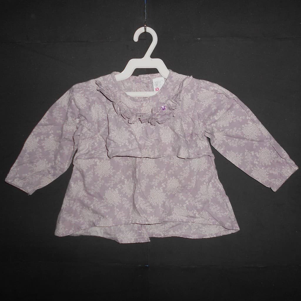 Blusa infantil kids feminina lilás roxinha claro bebe com detalhes / promocao brecho bazar liquidacao...