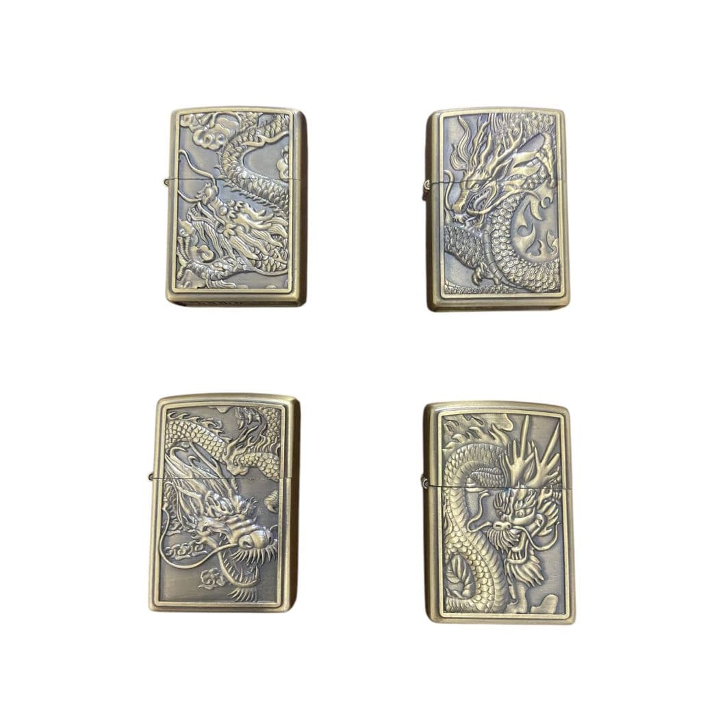 Isqueiro Zippo recarregável (MOEDA ANTIGA) **O ISQUEIRO VAI DESCARREGADO*