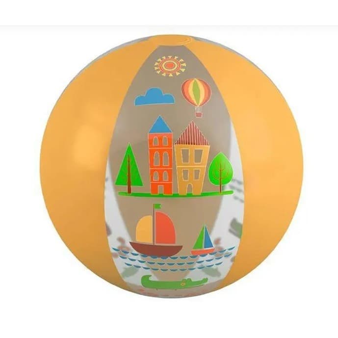 Bola Inflável Ø40cm Varias Cores Brincar Piscina Modelo Mor