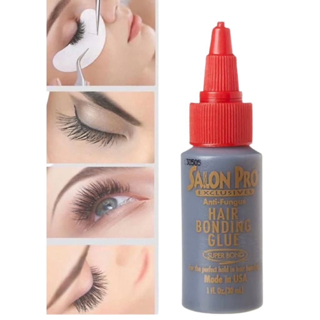 Cola Salonpro para cilios em tela e tufinho 30ml