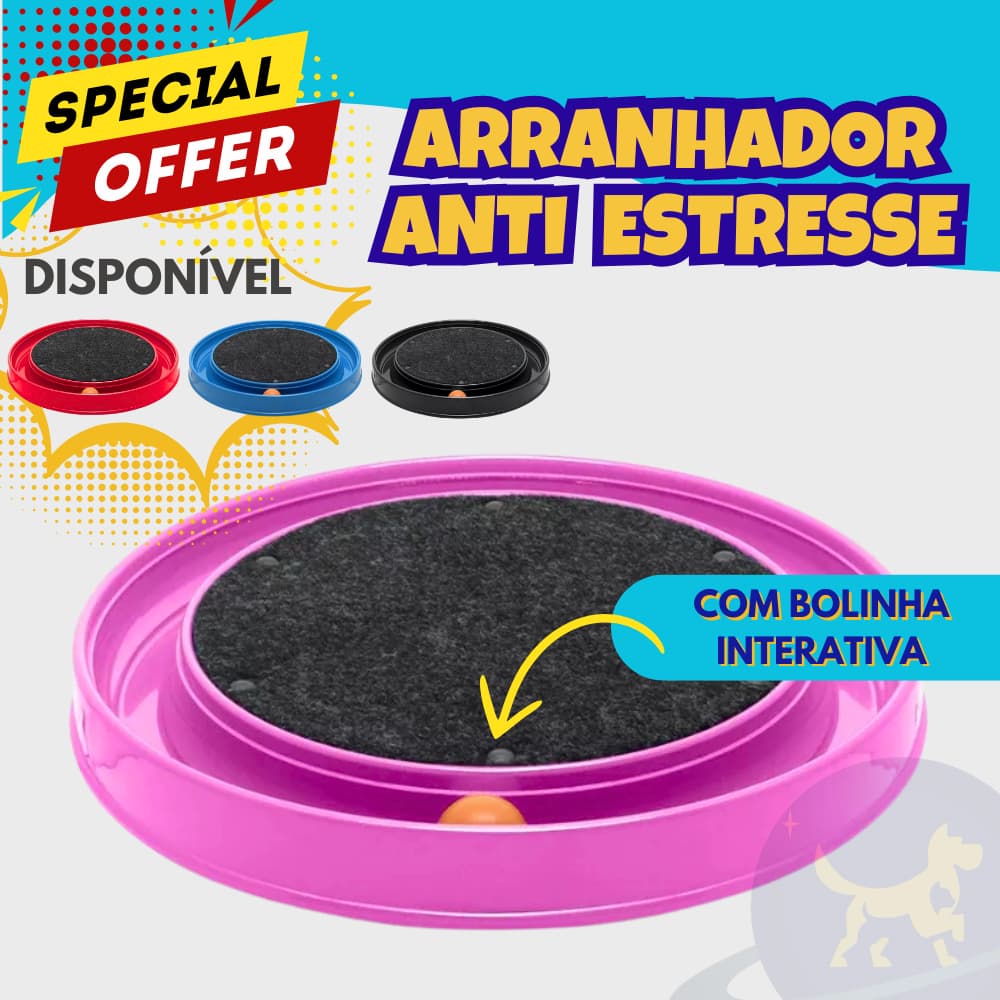 Arranhador para Gatos Antiestresse Brinquedo Interativo
