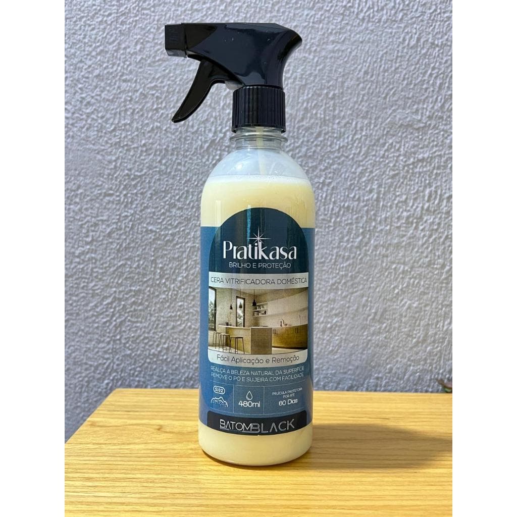 PratiKasa Limpa Perfuma Protege - Cera Perfeita para Sua Casa- Moveis, Vidros e Granitos e diversos.