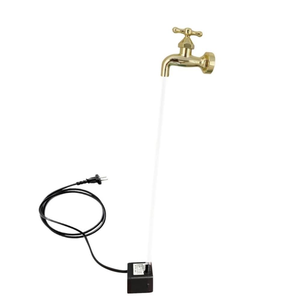 5 kits completo, torneira decorativa flutuante, tubo acrílico e bomba bivolt