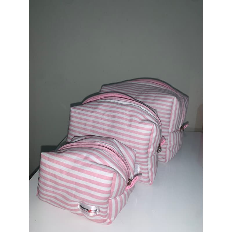 Kit Necessaire Box Rosa Listrada