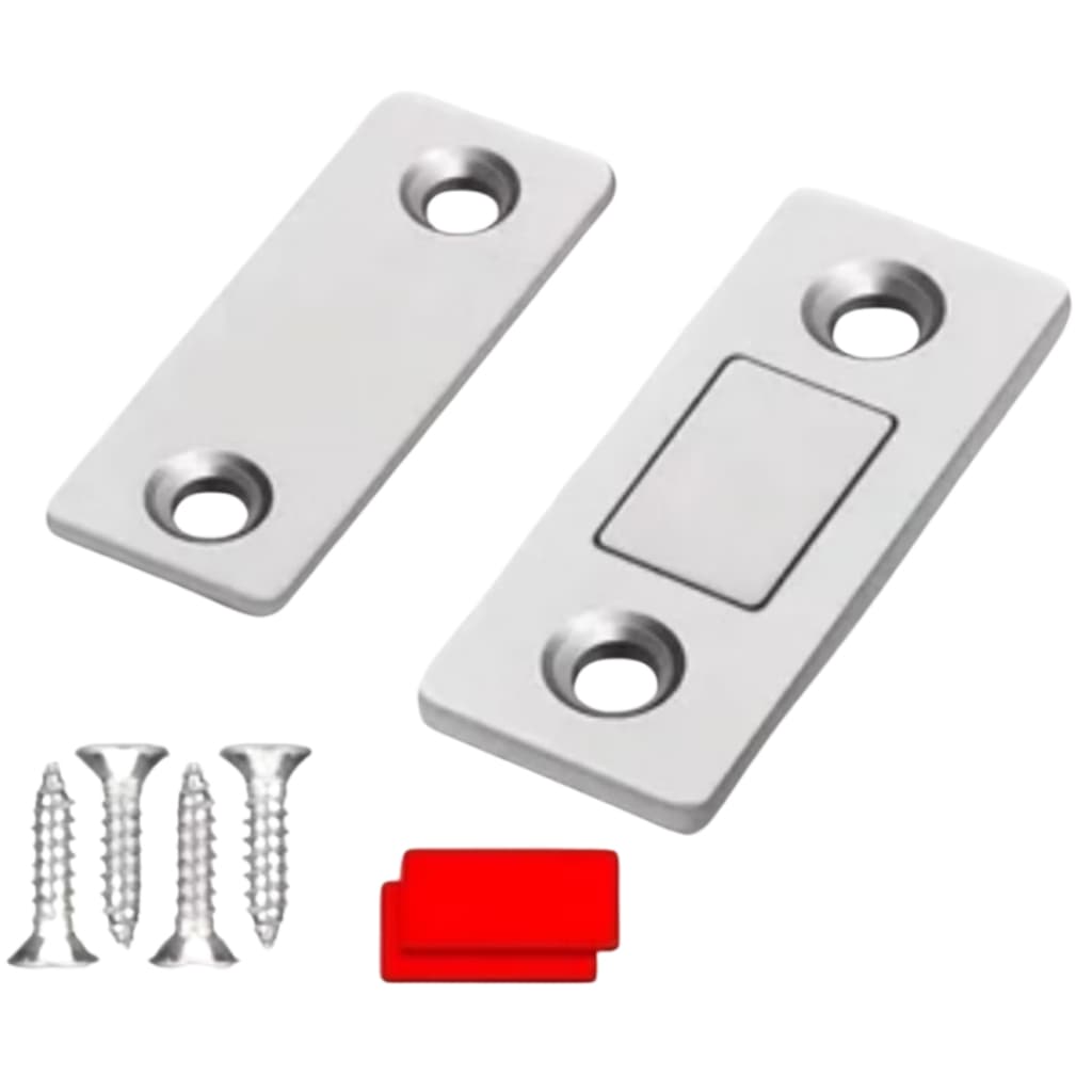 Fecho Magnético / Trava Trinco para Porta de Armário Gaveta Ultra Fino