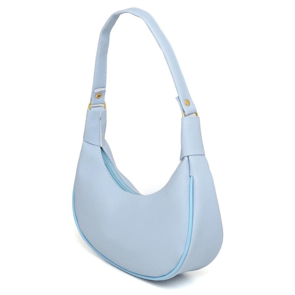 Bolsa Meia-Lua Elegante Com Alça Não regulável, Clássica Sofisticada, Festas, passeios, Trabalho.