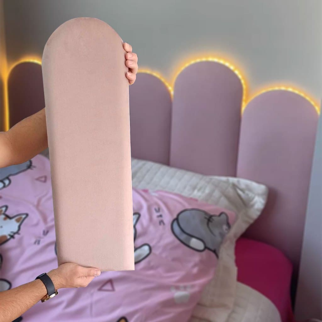 Kit Cabeceira De Cama em L Estofada - 20x60 cada Placa