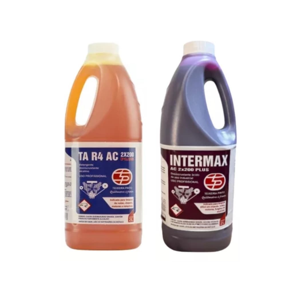 Intermax + Ta R4 AC Kit Multiuso para Limpeza Técnica Alto Rendimento  Externa Teixeira Pinto 2L