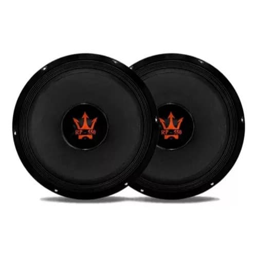 Kit 2 Woofer 12 Poleg Magnum Rex Power 550w Rms 8ohms Médio Cor Preto