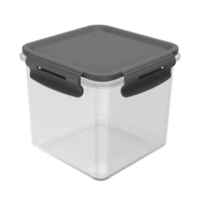 Pote Organizador De Geladeira Cozinha Click Quadrado 1500 ml Cores - Ou