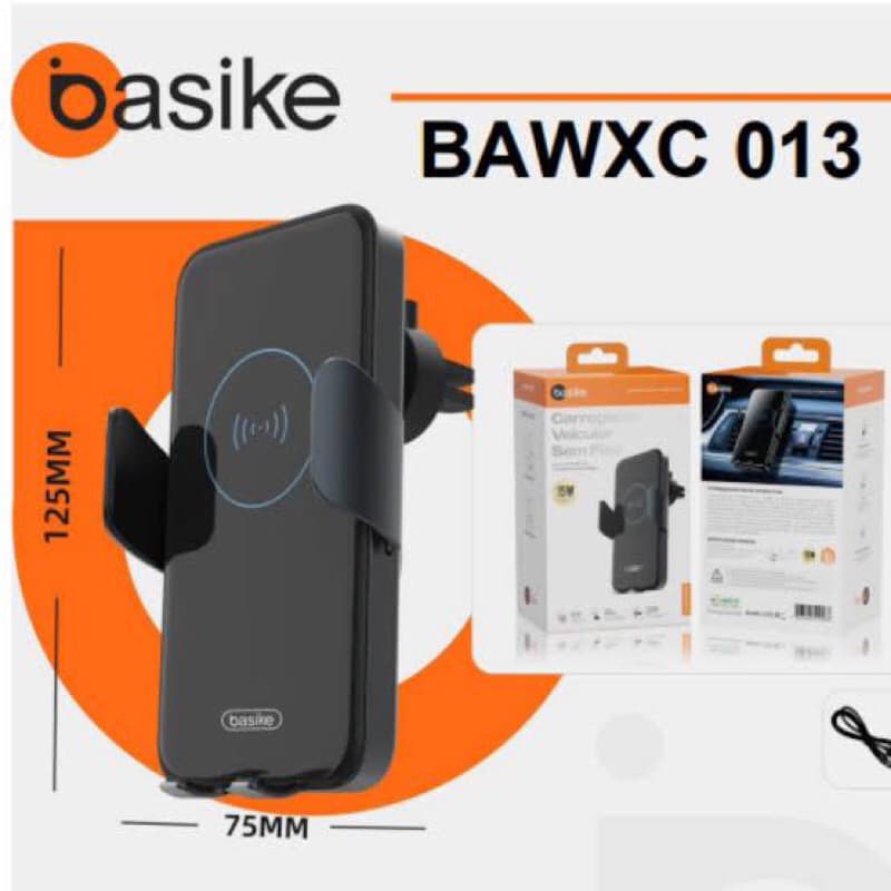 Carregador e Suporte Veicular por Indução Wireless BASIKE