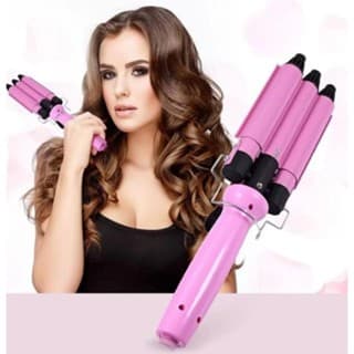 Modelador De Cachos Tri-ondas 25mm Bivolt Cacheador De Cabelos