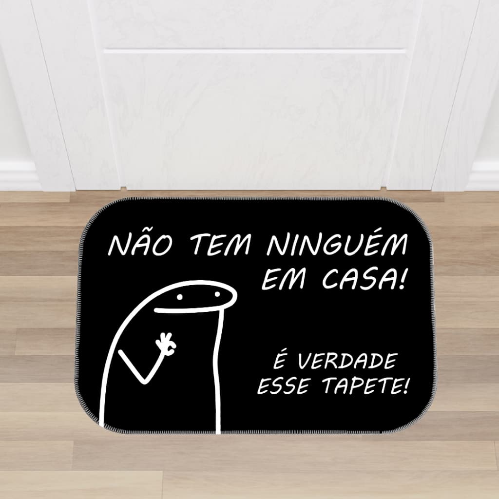 Tapete de Porta Decorativo Estampas Divertidas Antiderrapante - Envio Imediato!!