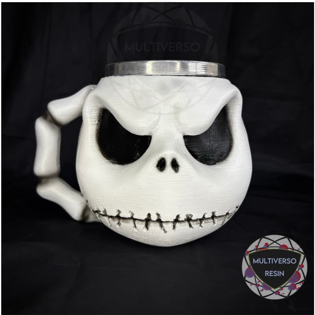 Caneca/Copo O Estranho Mundo de Jack Skellington Halloween 3D Resina