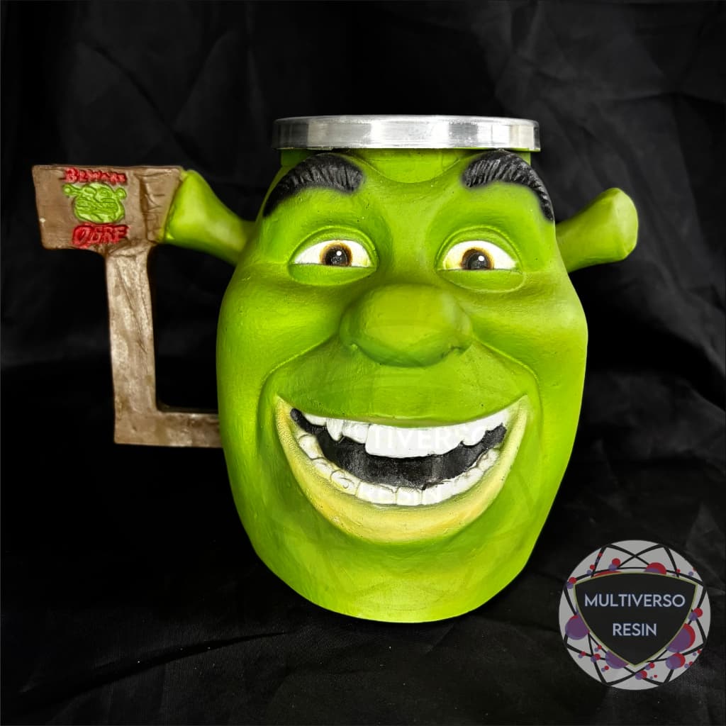 Caneca/Copo Ogro Shrek Filme 3D Resina
