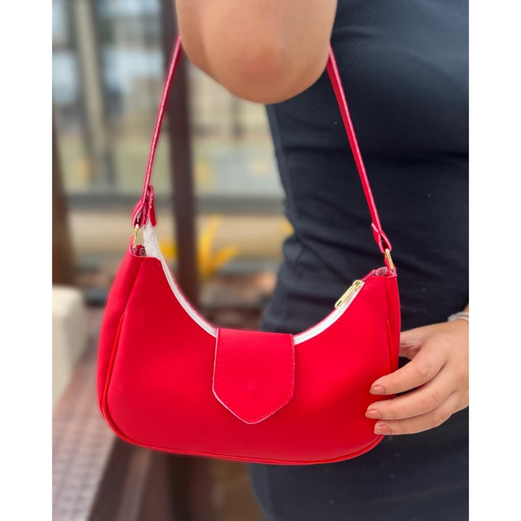 Bolsa De Ombro Feminina Bolsa De Festa Meia Lua Color