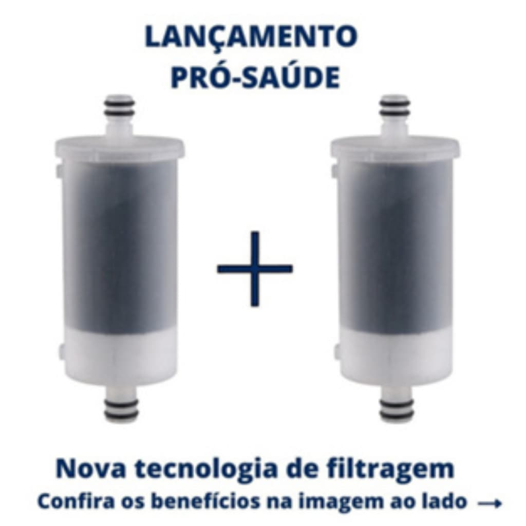 Refil Filtro Reposição Carvão Ativado Pro Saude