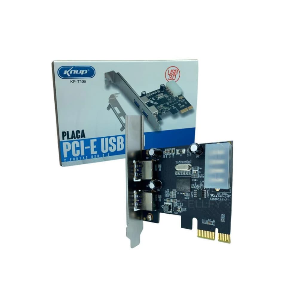 Melhor Placa Pci-e USB 3.0 2 Portas USB Kp-t106 Knup