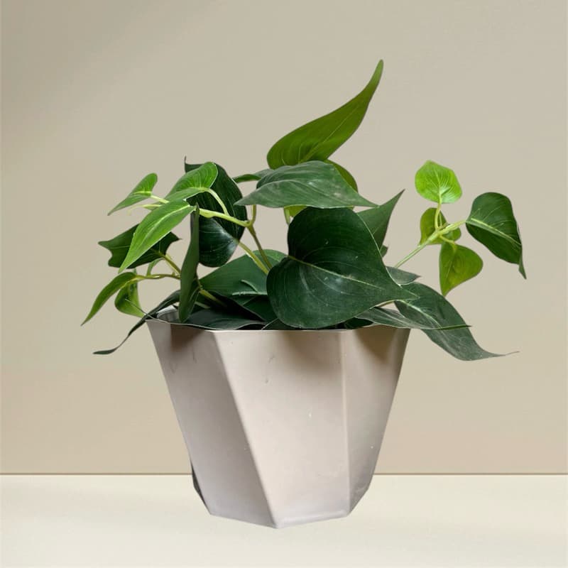 Vaso Cachepot para Plantas Plástico Torcido N3