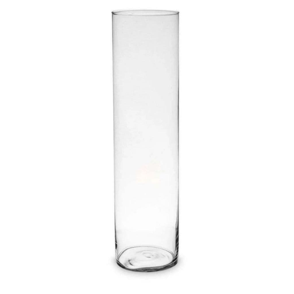 Vaso Tubo De Vidro Transparente Cilindro 40x10cm (Promoção)